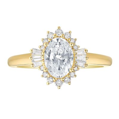 Starburst Halo Ring