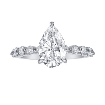 Shared Prong Anniversary Ring