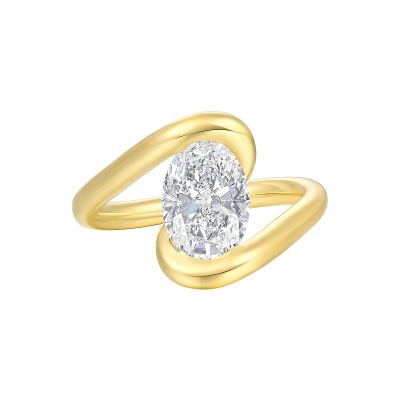 Sculpted Twist Ring