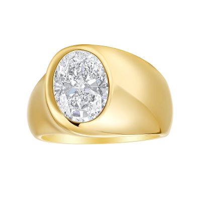 Bold Bezel Signet Ring